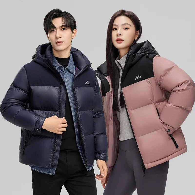 Trendy couple models autumn and winter new extreme cold down jackets men's and women's outdoor warm thickened down jackets