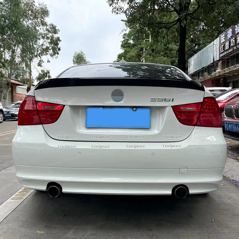 For BMW 3 Series E90 2005-2011 Spoiler M3 320i 320li 325li 328i High Quality ABS Plastic Unpainted Color Rear Trunk Lip Spoiler