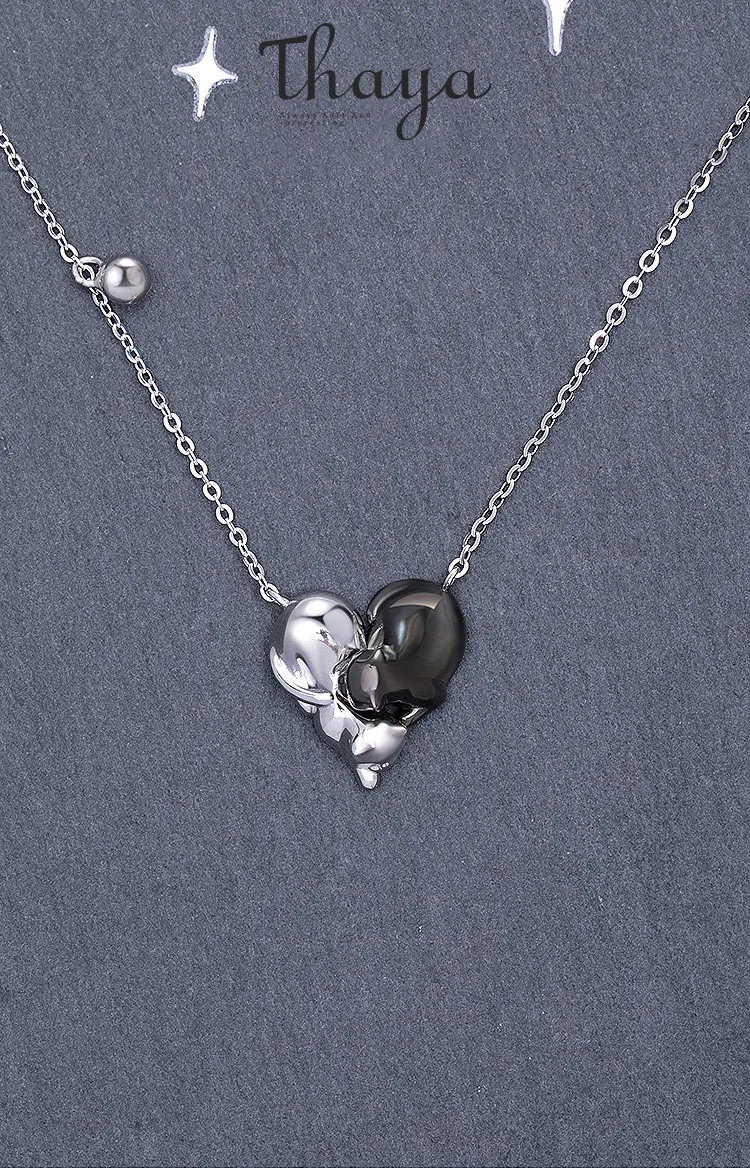 Twin Cat Heart Necklace Sf174d670c8b84326af4a9778e7dcaa61n