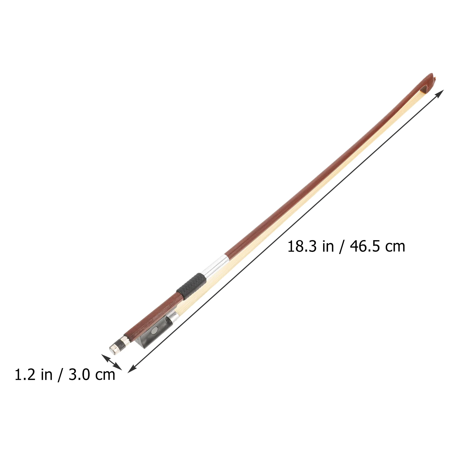 Violin Bow With Horsetail Hair Bow Beginner Practice Performance Violin Bow Horsehair Violins Accessory Music Instruments Parts