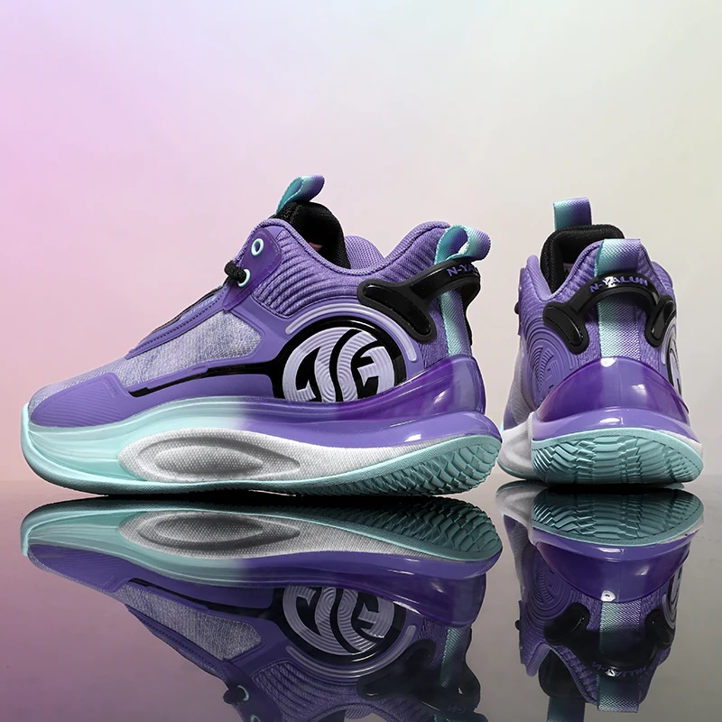 

Мужские спортивные баскетбольные кроссовки с дышащей амортизирующей подошвой, нескользящие, износостойкие, для тренировок в зале и бега, для мужчин и женщин