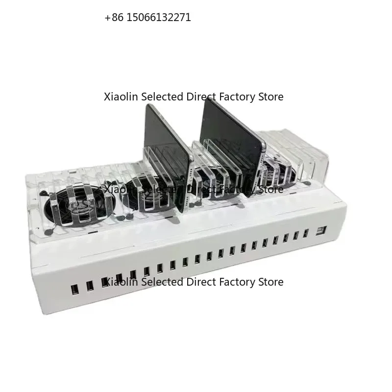 

20 Ports Box Phone Farm USB Hub Motherboard Control Box OTG Batch Synchronization Control Unified Management Smartphones