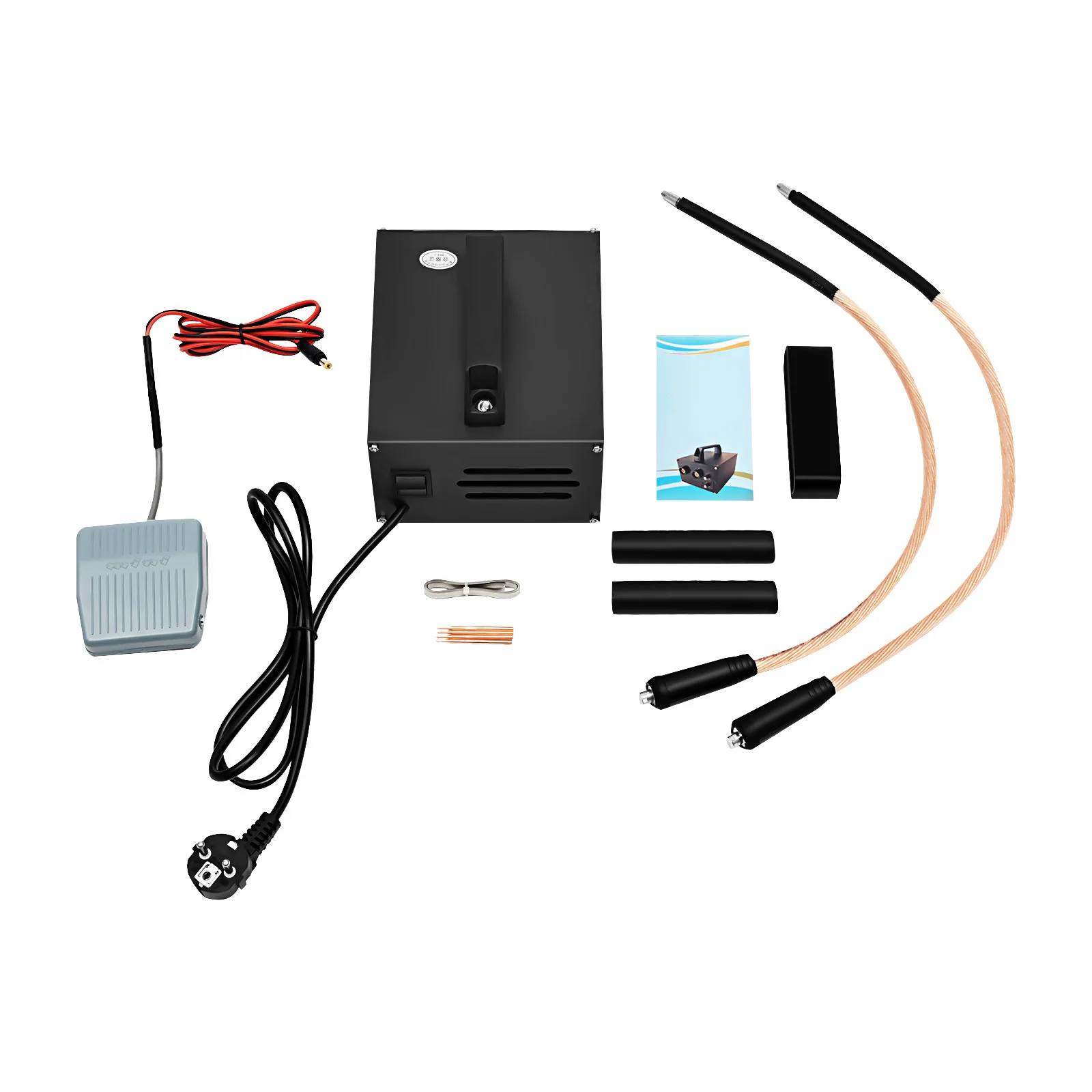 1600A 6700W Batterie-Punktschweißgerät 40-100A Einstellbarer Strom 0-100s Pulsschweißwerkzeug für 18650 Batteriepack-Montage EV Powerbank Laptop-Akku Vernickelter Stahl 0,25mm Edelstahl 0,3mm Schweißen – Detail 12