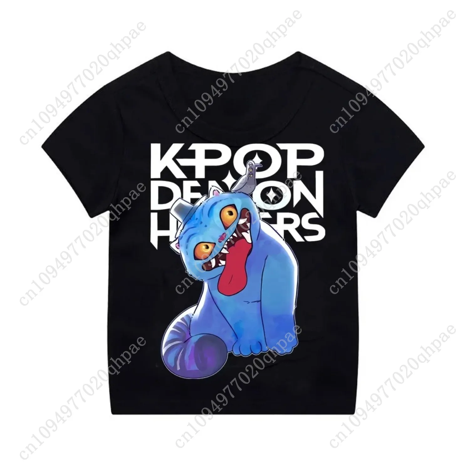 تي شيرت Kpop chasseurs de Démons vêtements pour enfants تي شيرت الرجال المجالات mignon Kpop chasseurs de Démons tigre تي شيرت على طراز هاراجوكو