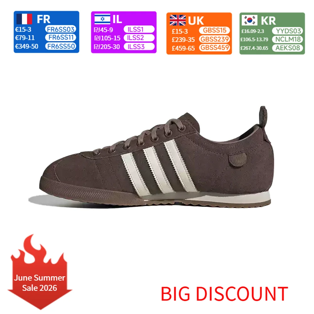 adidas Originals SAMBA62 Fashionable Comfort Training Shoes Unisex Brown JS3836