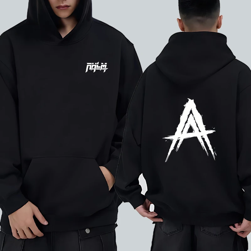 

Anuel Double Sided Printed Hoodie Men women Personalized Graphics Sweatshirt Fleece oversized pullover streetwear hip hop Unisex