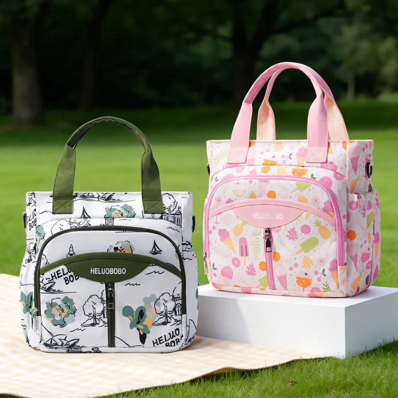 Crossbody Mommy Bag - Large Capacity, Fashionable, Multi-Functional, Divided Design - Maternity Bag for Moms, Lightweight Design