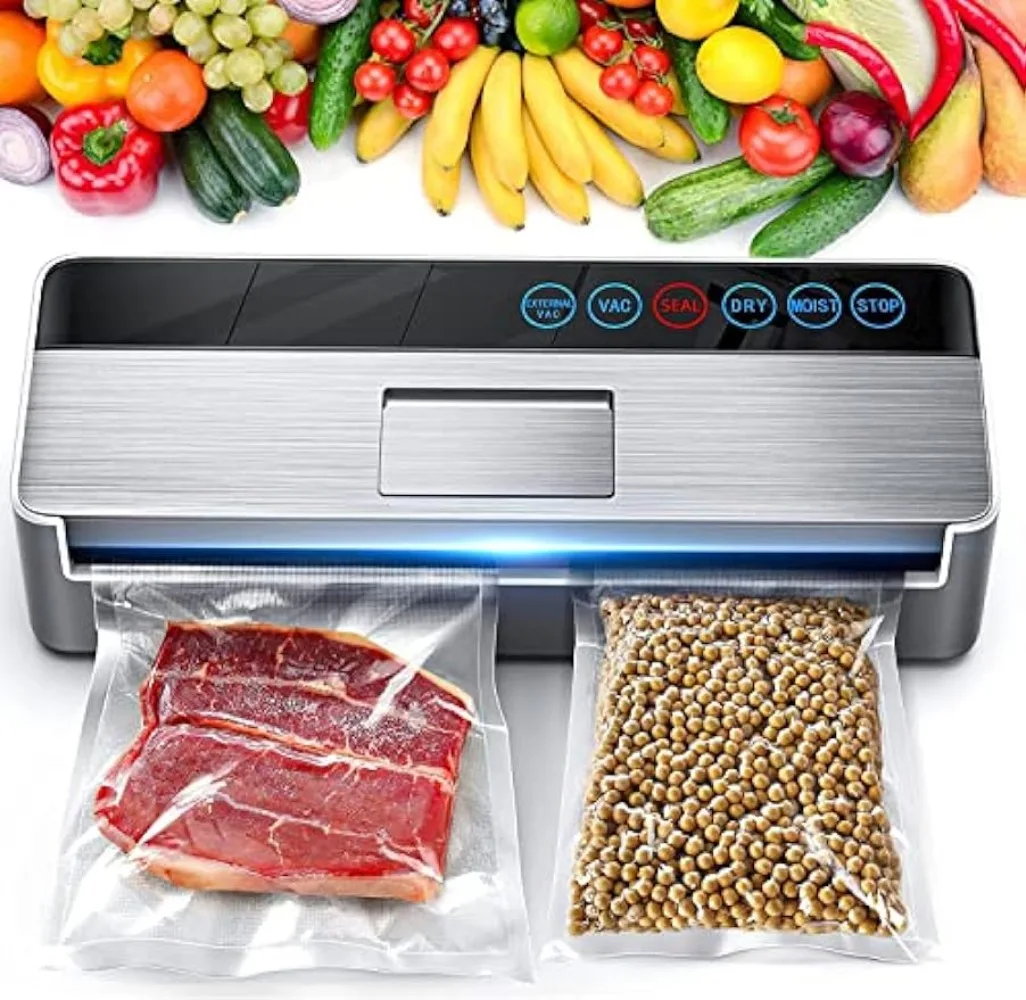 Full Automatic Food Sealer (95Kpa), vacuum sealers bags for food Air Sealing System for Food Sealer Dry