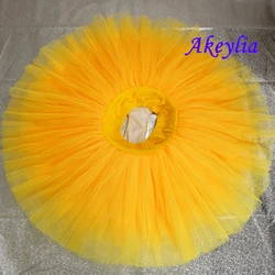 Pumpkin Ballet Tutu Half Black Pancake tutu red Practice Rehearsal Platter Firm royal blue Ballet dress Tutu white for girl 8923