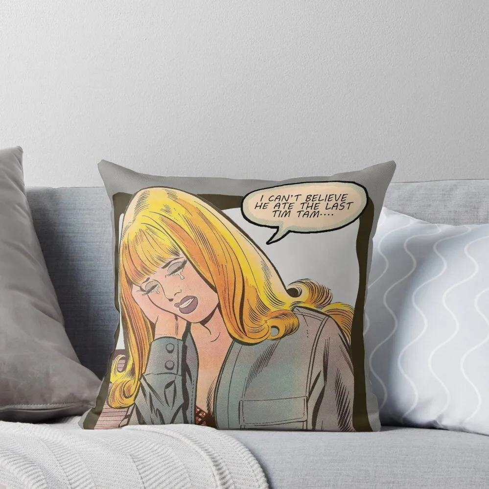 

Lichtenstein's Tim Tams Throw Pillow bed pillows pillow cover christmas Sitting Cushion pillows decor home pillow