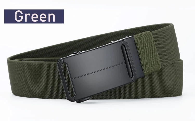 Neuer Golf-Sportgürtel, elastischer Gürtel für Herren, taktischer Gürtel mit Metallschnalle, robuster, dehnbarer Nylongürtel für Herren, Militärgürtel, 115–150 cm, große Größe. – Detail 15