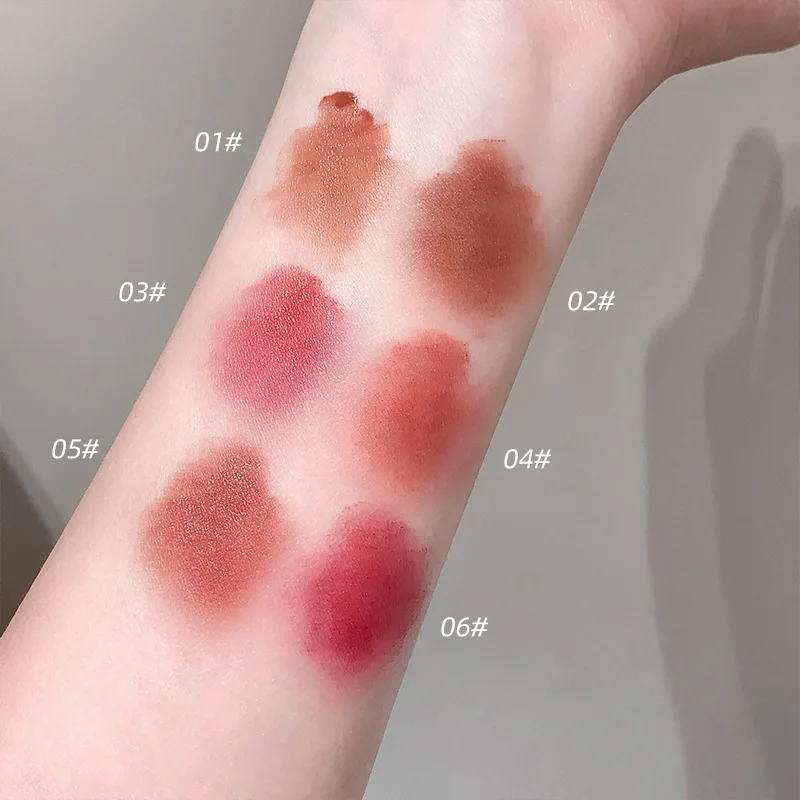 Gege bear – brume d'eau perméable à la glace, boue à lèvres mate, douce, délicate et longue durée, application de maquillage naturelle