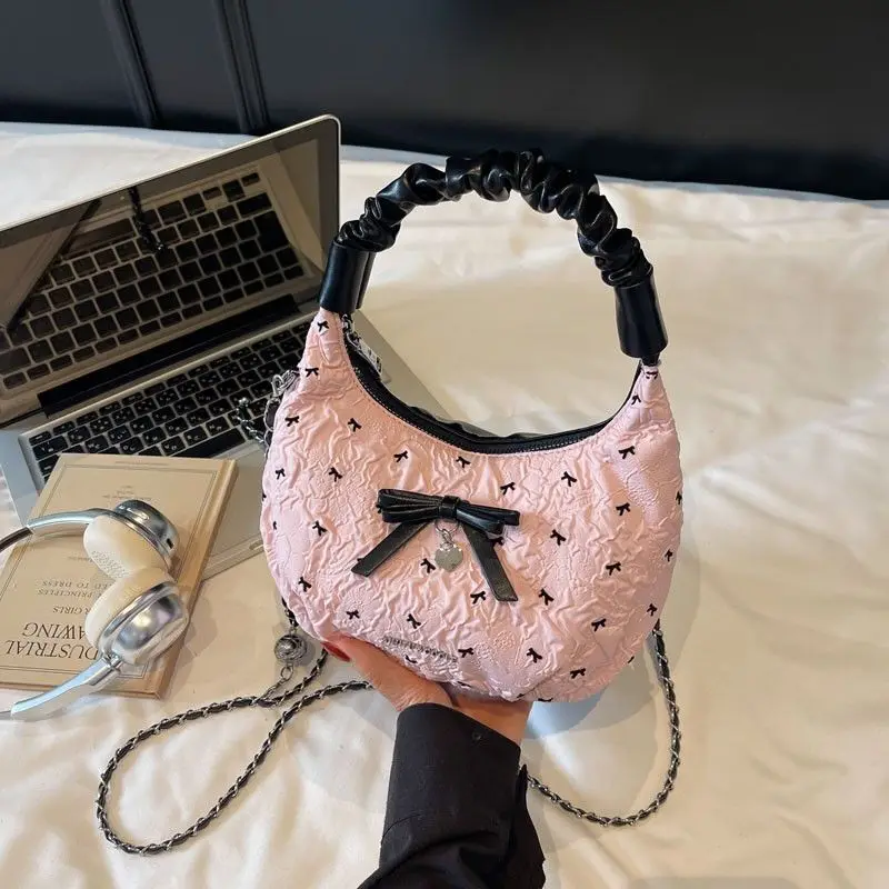 

Elegant Chain Shoulder bag New Crossbody bags Lady Handbag Designer Luxury Single Shoulder Pouch Female Fashion Cross bag
