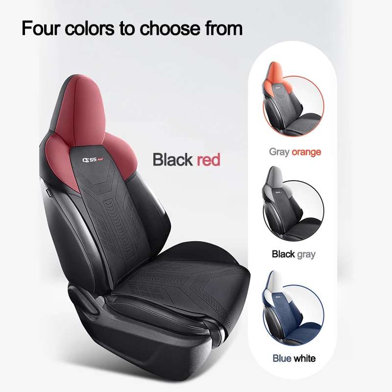 High Auto Car Seat Cushion Cover for Changan CS55PLUS 2021 2022 2023 2024 Four Seasons Universal Seat Aviation Turn Leather
