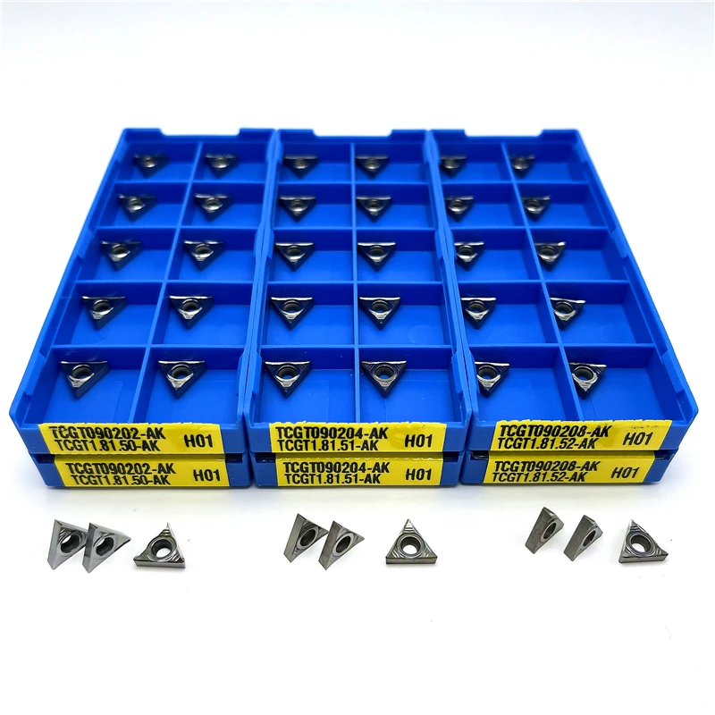 TCGT090202 TCGT090204 TCGT090208 Aluminum Turning Tool Milling Insert CNC Lathe Tool Copper and Aluminum Processing Cutting Tool