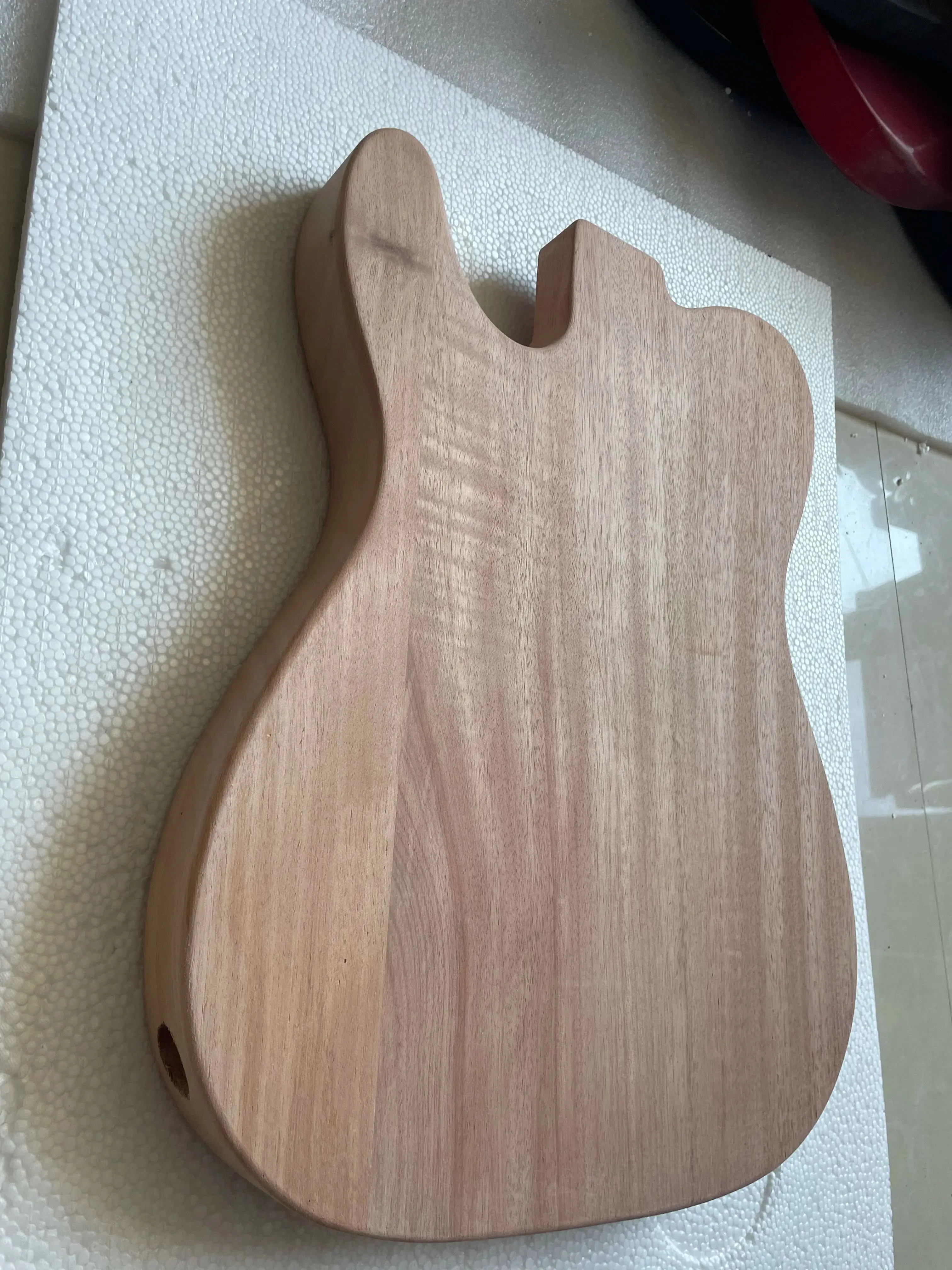 Newstyle F Hole HS Mahogany Wood Electric Guitar Barrel Body Unfinished Semi Hollow Guitar Barrel Luthier Diy Kit Part