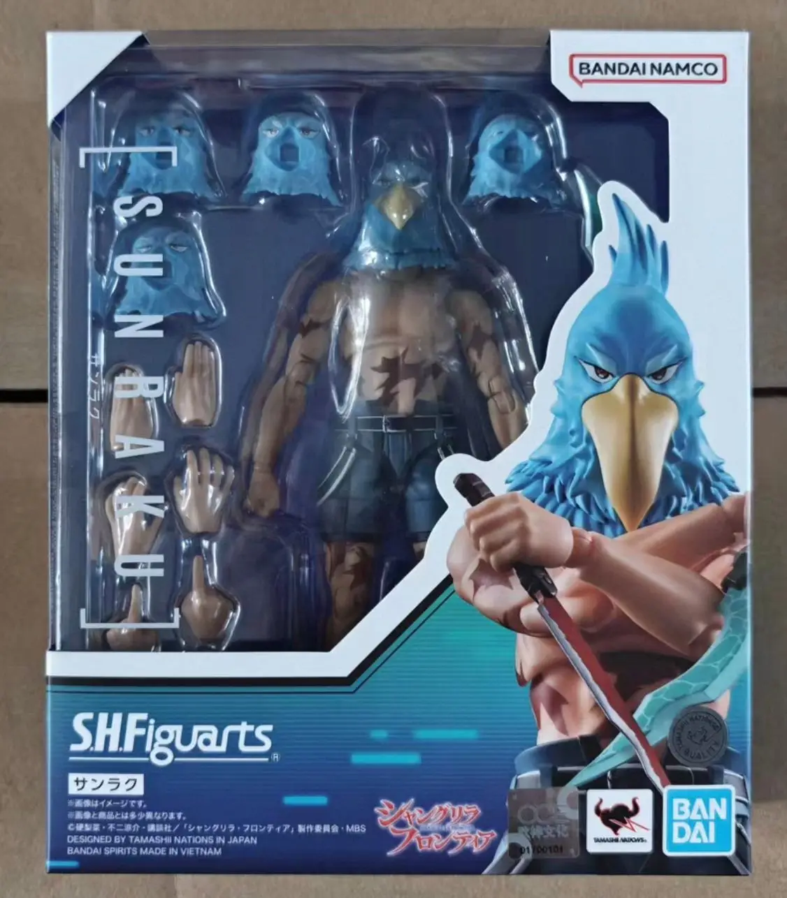 

100% Original Bandai Sh Figuarts Shf Sunraku Action Anime Figures Model Collection Toys Gift In Stock