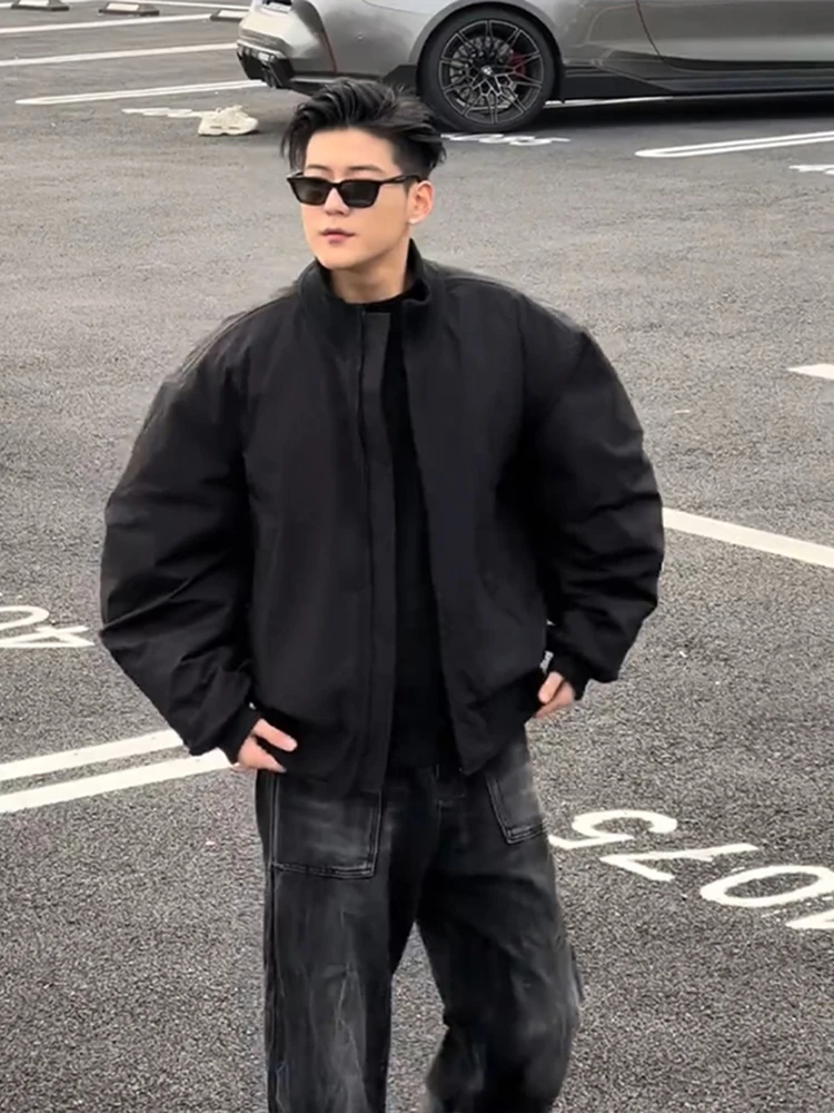 

Мужская утепленная куртка-бомбер American Style Pilot из стеганого хлопка с воротником-стойкой, водонепроницаемая, молодежная, модная