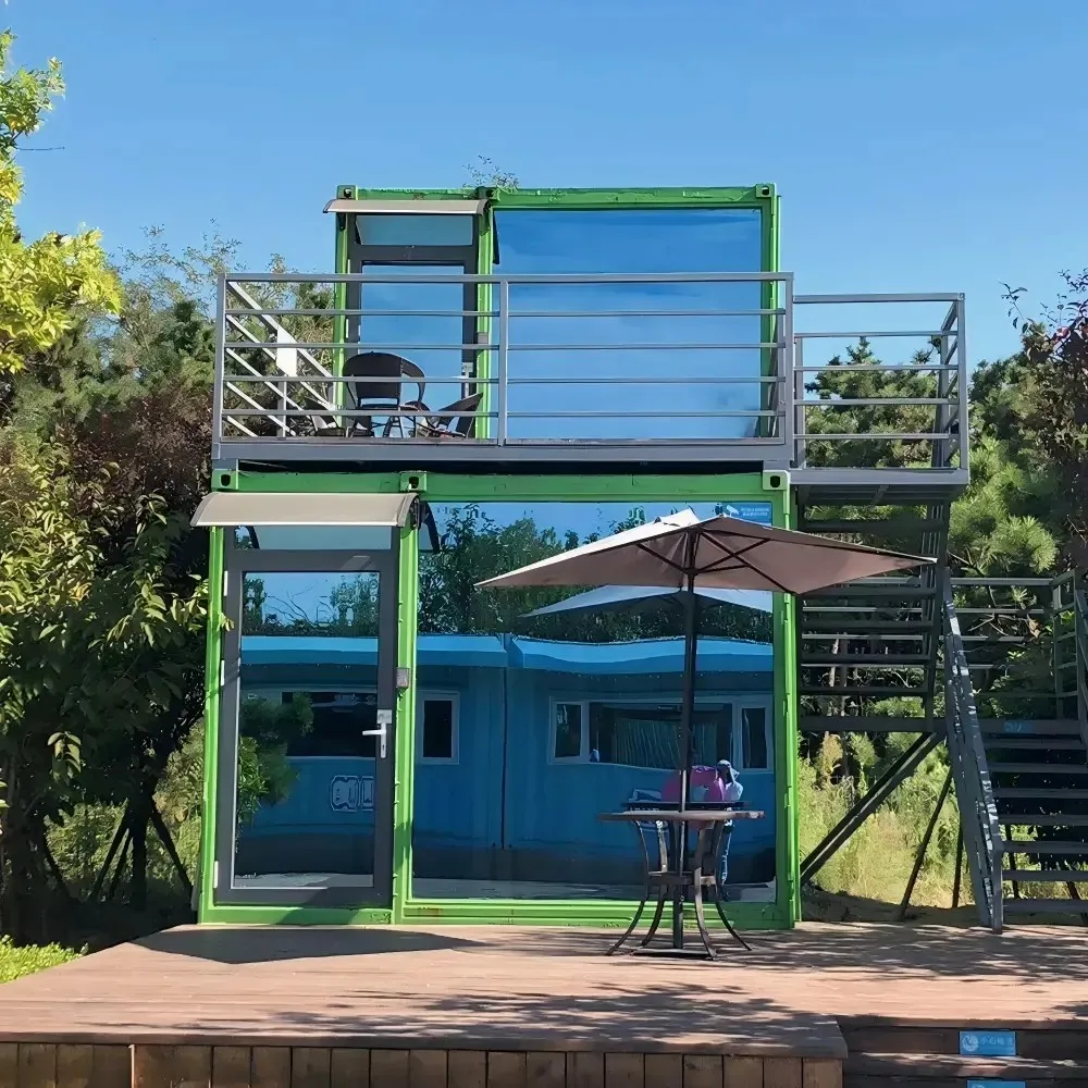 

2 3 Bedroom Steel Cabin Prefab 20ft 40ft Portable Modular Mobile Garden Expandable Foldable Folding Container Office Homes House