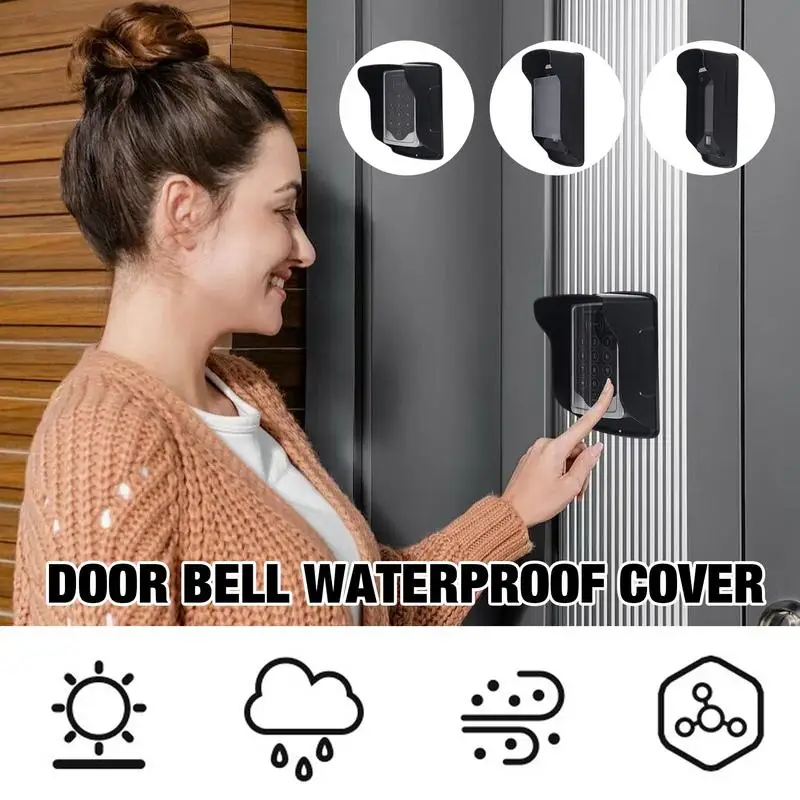 Doorbell Rain Cover Doorbell Covers For Outside Waterproof Weatherproof Wireless Rainproof Cover Any Push Button Doorbells