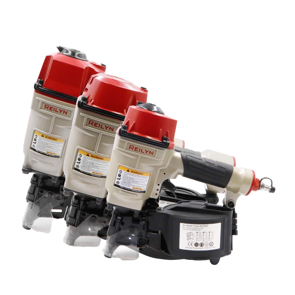 Imagem -06 - Pneumatic Air Nailer para Paletes de Madeira Bobina Nailer Sheathing Gun Móveis e Telhado 50 mm Mcn55 Mcn70 Mcn80 Novo