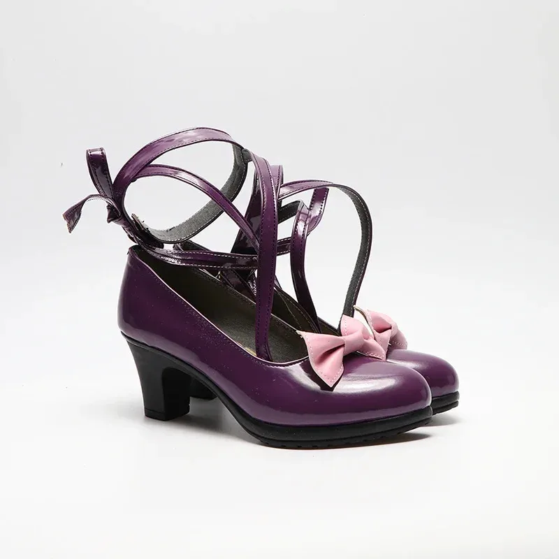 RealCos Inuyama Tamaki Shoes PU Leather Cosplay Boots Custom