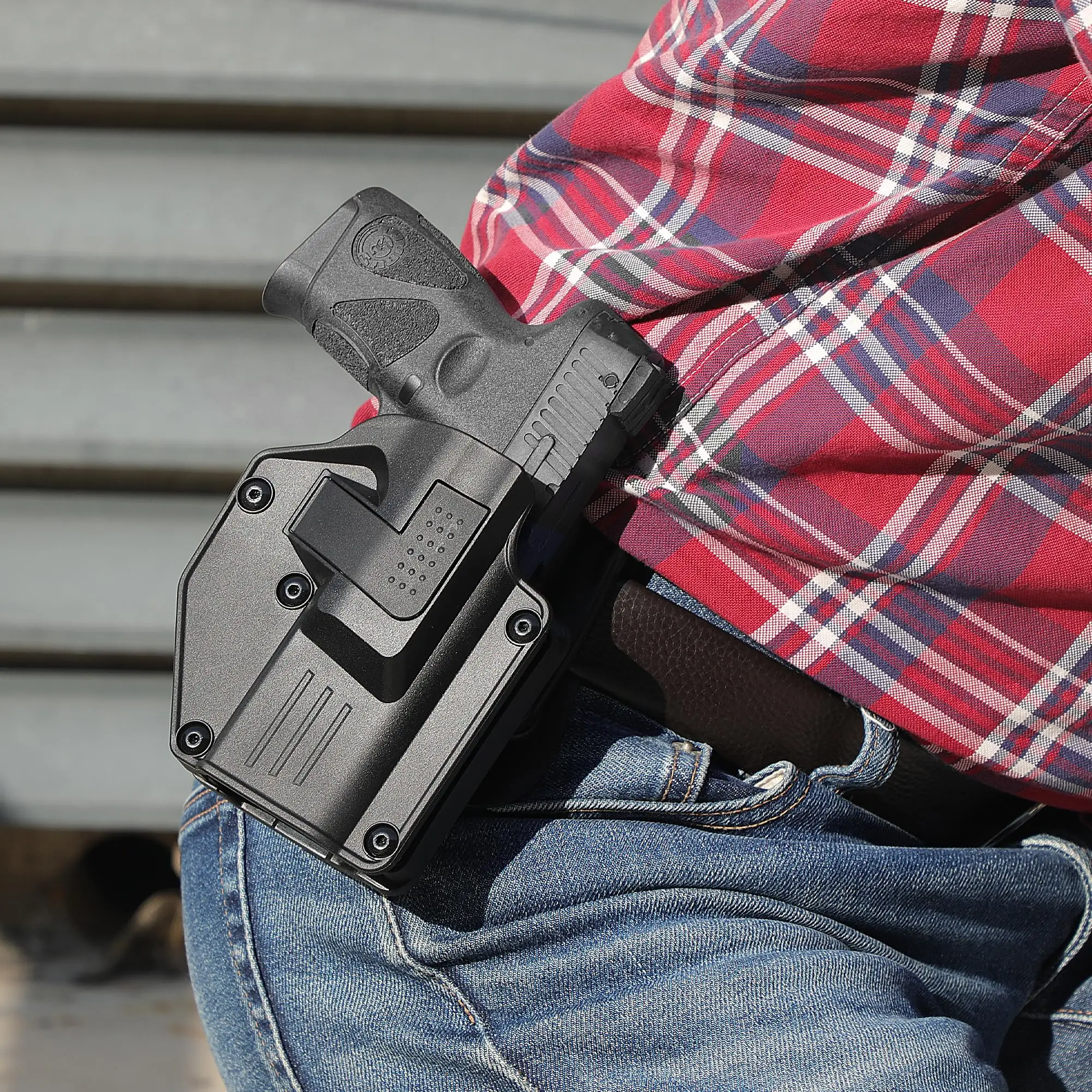 حافظة مسدس تكتيكية حافظة عالمية مدمجة ملحقات Airsoft لـ S&W Sig Sauer Ruger Taurus Beretta CZ Walther #6