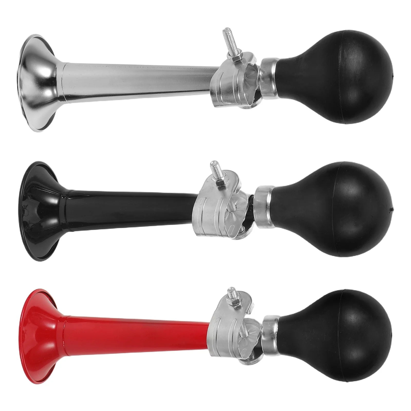 3 قطعة دراجة معدنية الهواء القرن بصوت عال ضغط جرس للدراجات الجبلية الطريق أنيق خمر السلامة ملحق جرس الدراجة