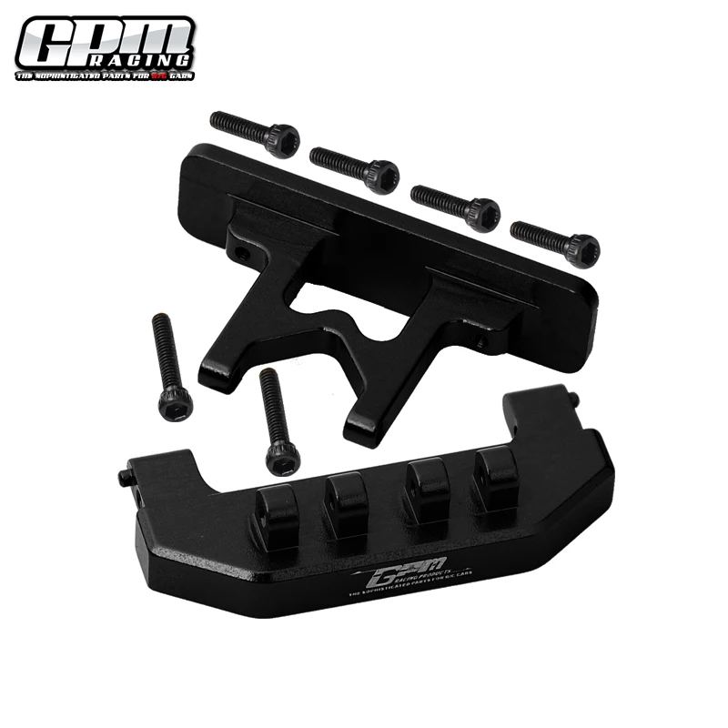 GPM AXIAL 1/24 SCX24 デッドボルト AXI90081 アルミニウム リアバンパー+リアボディシェルマウント