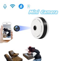 Mini Wifi Camera Invisible Espia Cam 360° Panoramic Monitoring IP/AP Webcam Remote Surveillance Night Vision Small Camcorders