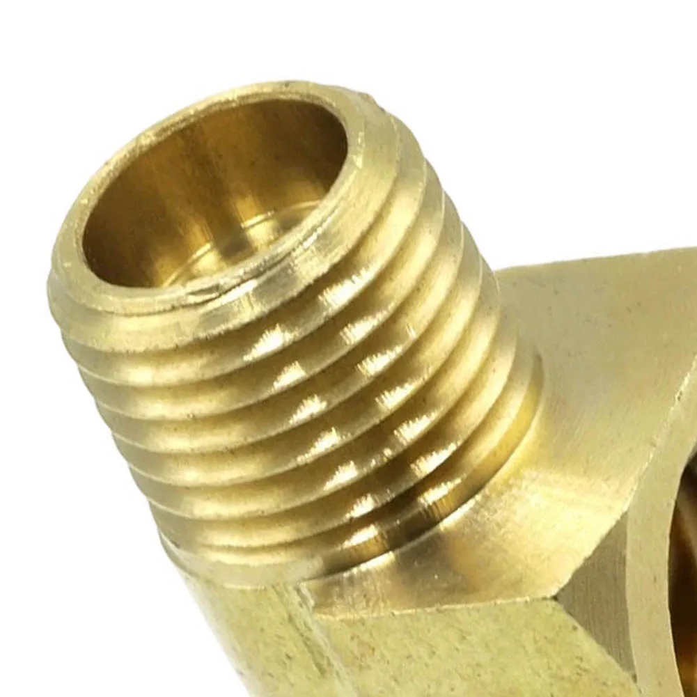 1/4 Brass 90 Deg Street Elbow with NPT Threads Male on One End Female on Other for Reliable Fluid Transfer in Plumbing Systems