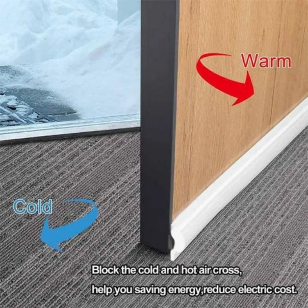 40M Sliding Door Windows Sealing Strip Soundproof Door Seal for Gap Filler Windproof Waterproof Foam Seal Strip Home Accessories