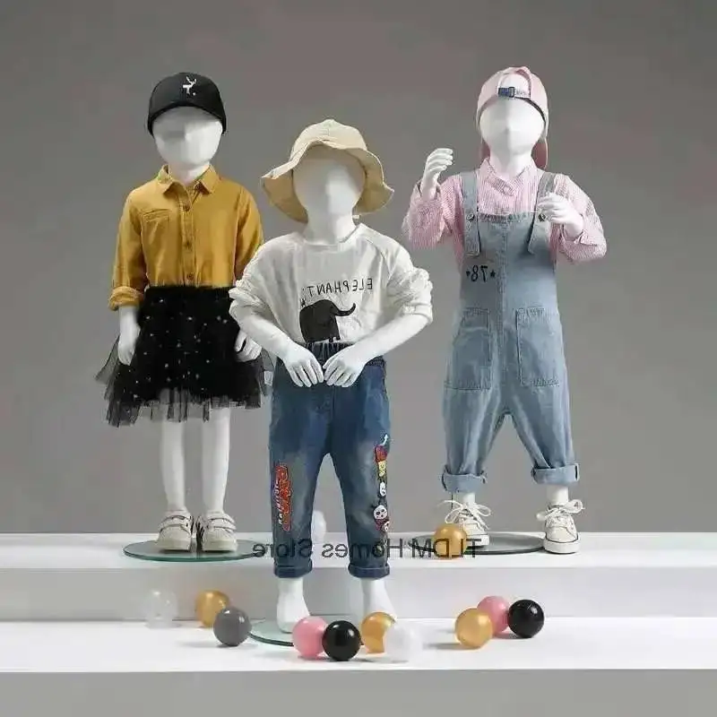 

Full Store Mannequins Props 2024 Body Children's Clothing Newest Model Kid's Clothes Children's Child Mannequin Display Stands