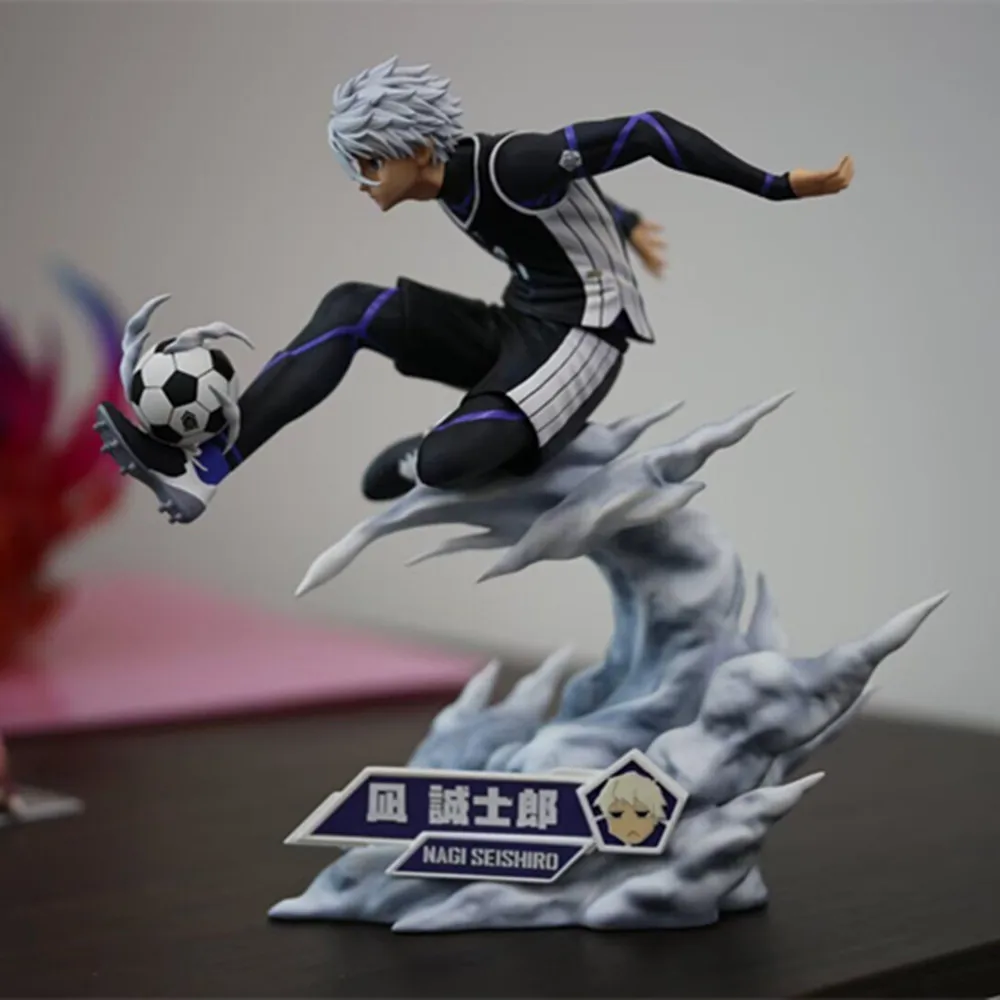 Anime hikari nagi seishiro figuras hs azul bloqueio figuras de ação pvc modelo coleção ornamento brinquedos decoração desktop presentes