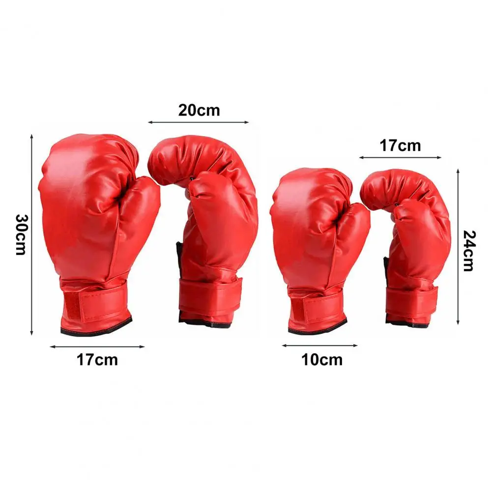 Mma Gloves Professional Boxing Gloves for Muay Thai Training Sparring Heavy Duty Faux Leather Mitts for Adults Kids for Punching