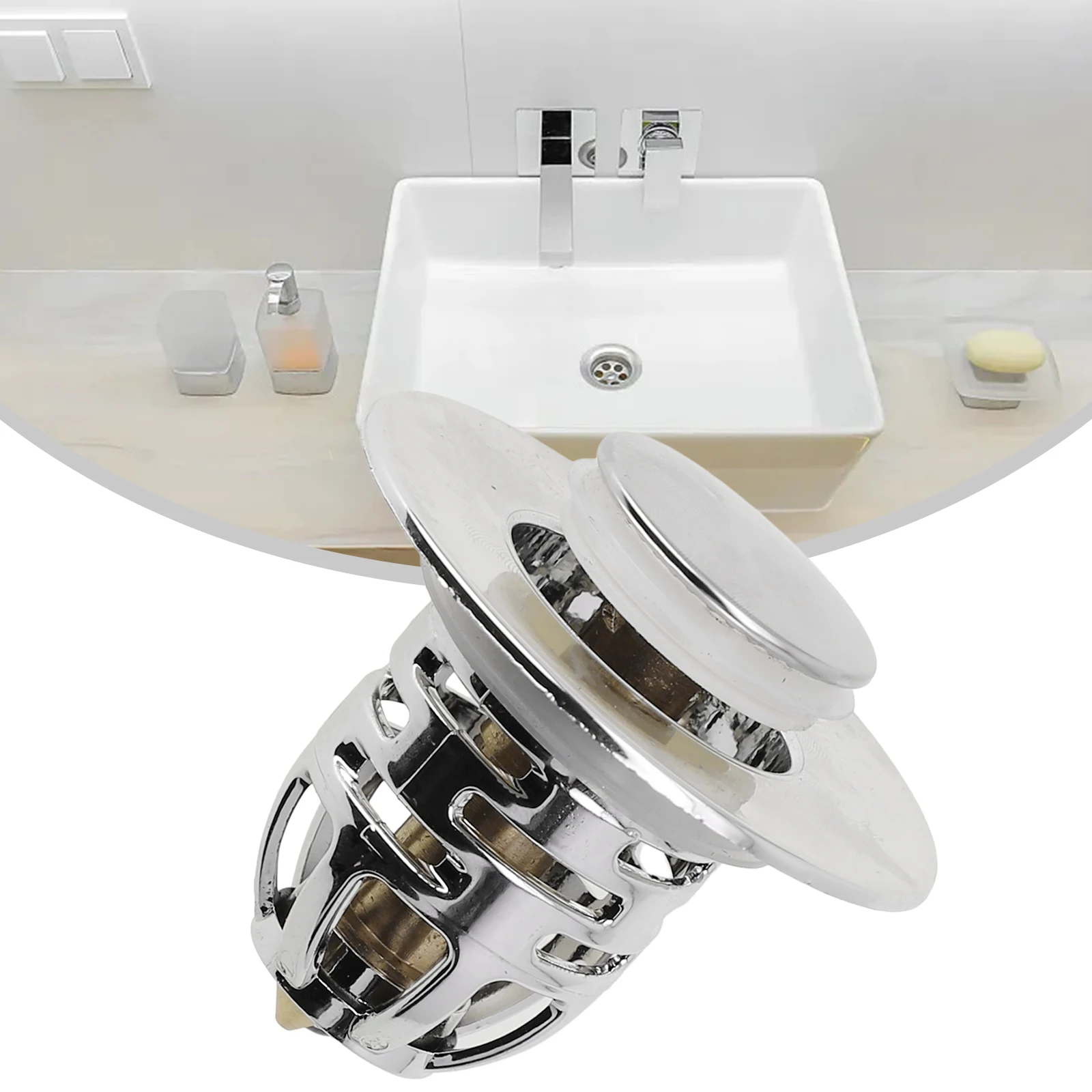 

Stopper Filter ABS copper Core Filters Exquisite Kitchen 1pcs Waterproof Wash Basin Core Drain Filter Brand New
