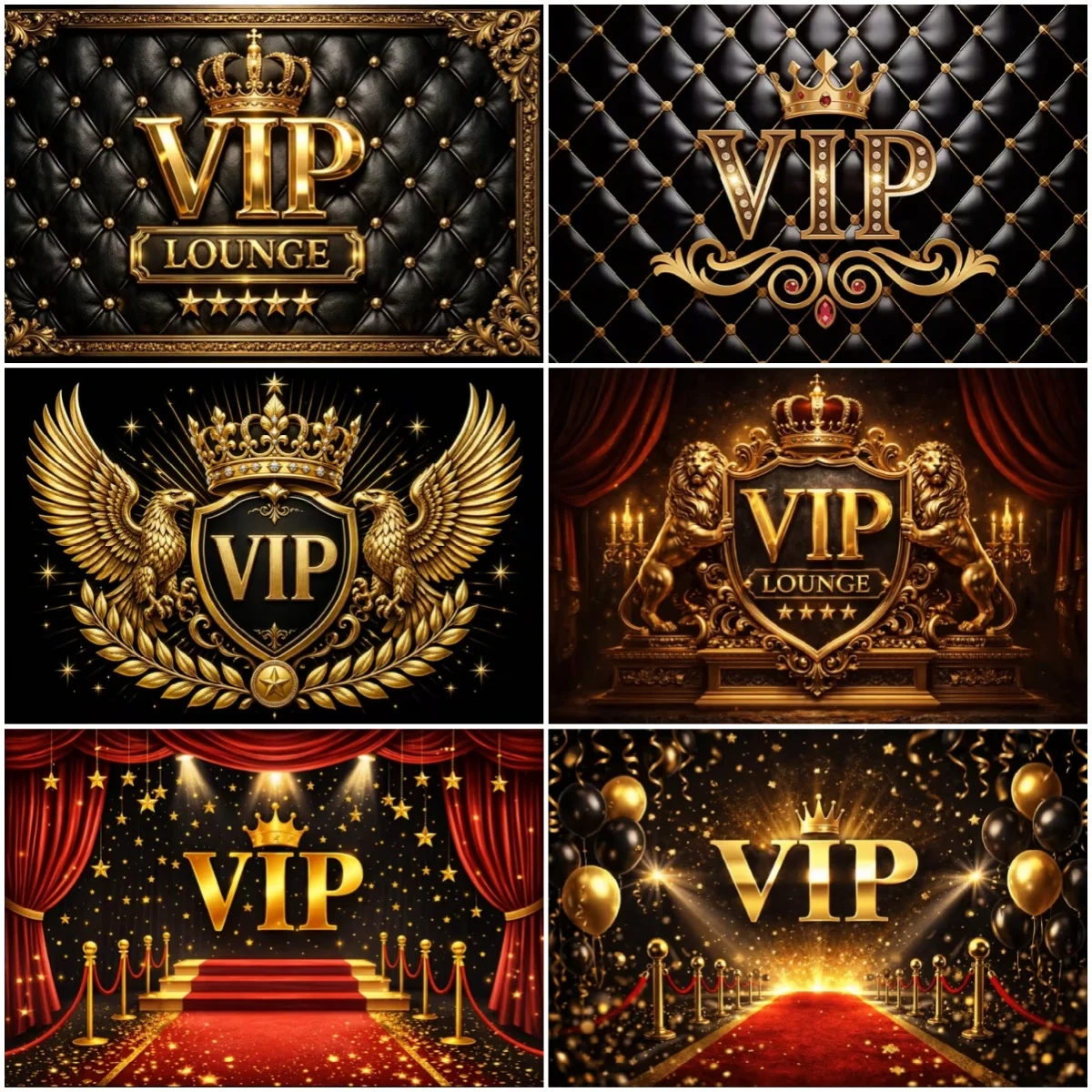 

VIP Party Background Cinema Star Red Carpet Hollywood-Film Event Stage Backdrop Birthday Party Decoration Banner Photo Shoot Pro