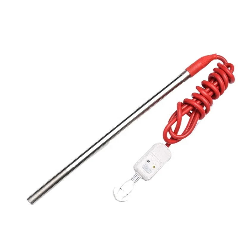 220v Cattle And Sheep Water Tank Single-head Tube Single-ended Electric Heating Rod Electric Heating Element