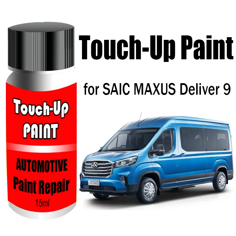 Automotive Touch-Up Paint (With Brush) for SAIC MAXUS Deliver 9 Paint Scratch Remover Car Paint Repair Kit Car Accessories Blue