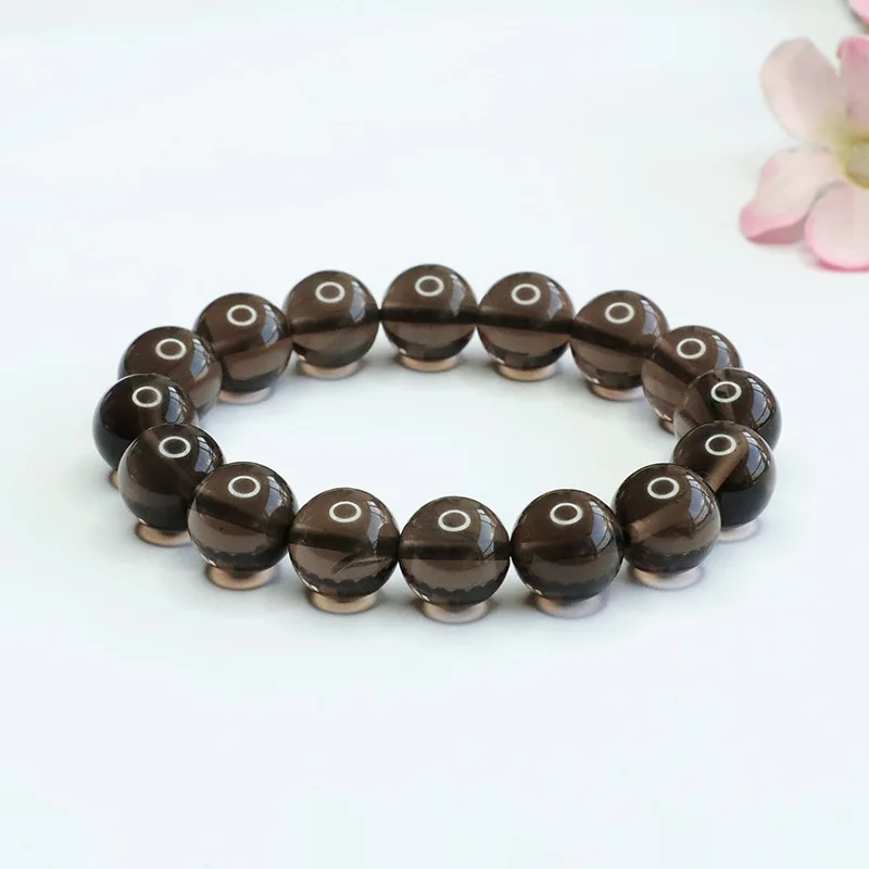 Natural Black Obsidian Bracelet Men Women Healing Gemstone Fine Jewelry Genuine Ice Obsidian Crystal Stone Bracelets Bangles