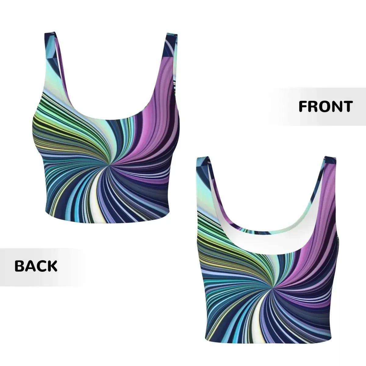 Tops basiques tourbillonnants femmes Samba Sexy col en v Yoga Fitness hauts de sport