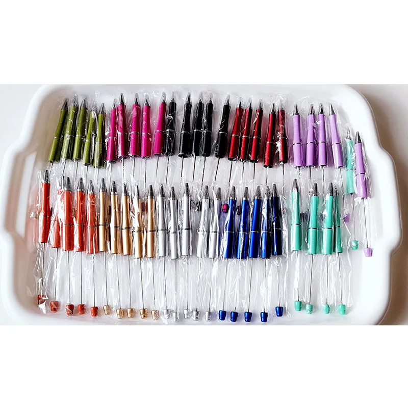 50pcs Beaded Ballpoint Pen DIY Personalized Gift Wedding Gift Party Favors for Kids Birthday Wedding Favors for Guests