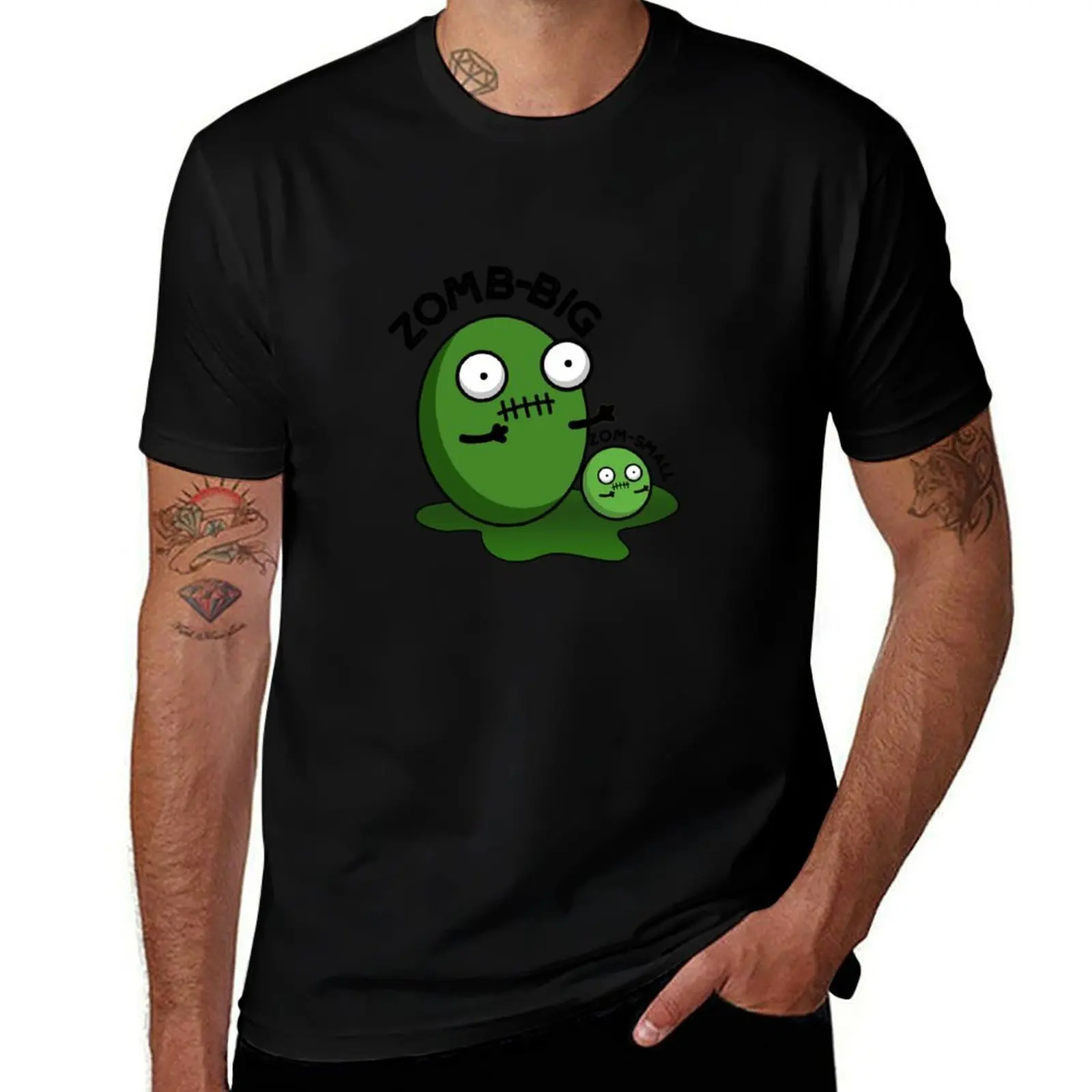 

Zom-big Zom-small Cute Halloween Zombie Pun T-Shirt funny t shirts cotton t shirts designer anime t shirts oversize T-shirt