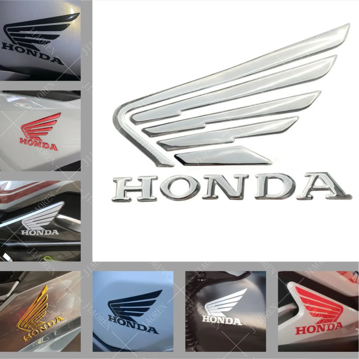 3D Honda Sticker Logo Tank Wing Decal