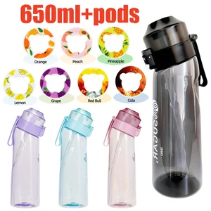 650ml/22oz 7 개의 맛 포드가 포함 된 휴대용 스포츠 물병 딸기 딸기 딸 12 최고의 판매 향이 생수 - №6