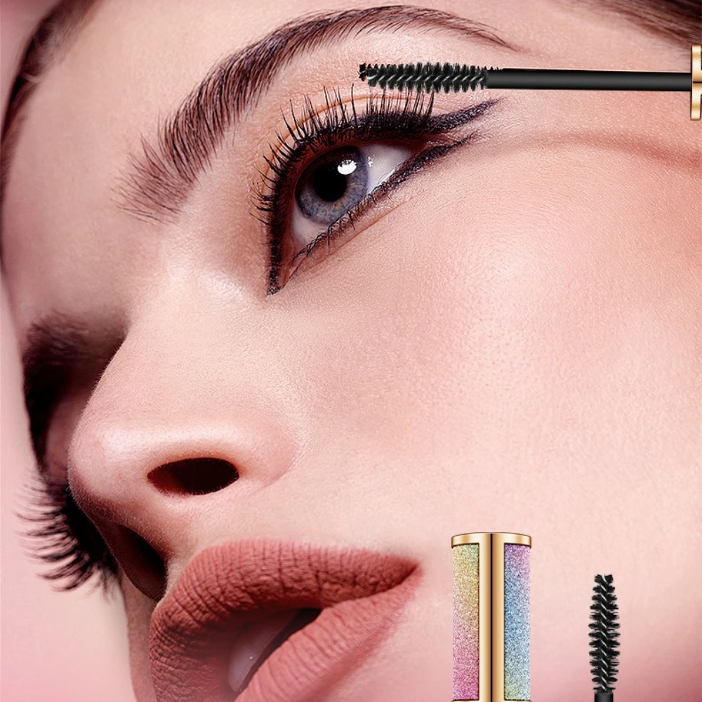 Máscara de pestañas de larga duración - Star Sky Design Negro |   Máscara de pestañas alargadora, espesante y rizada para maquillaje diario