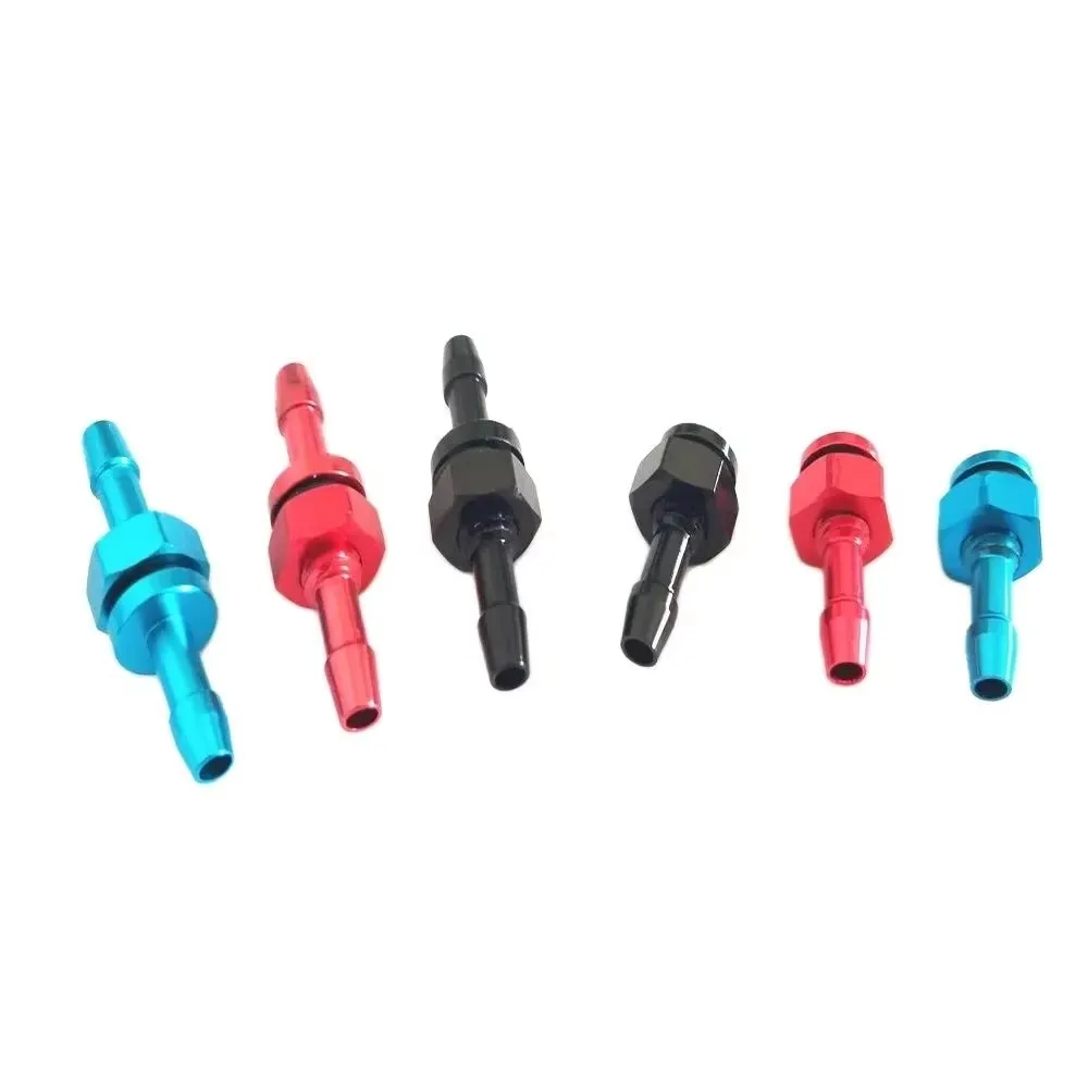 ブルー/シルバーノズル長さ32mm/長さ20.8mm M6ネジリモコン船燃料ノズルは3X5/4X7mmパイプに適用されます