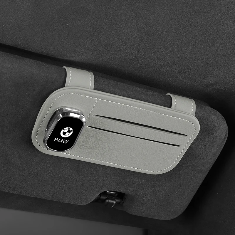 

Car Sun Visor Eyeglass Hanger Clip For Bmw M Performance E46 E90 E60 F10 F30 E39 E36 E88 X1 X3 X5 Multi-Function Glasses Holder