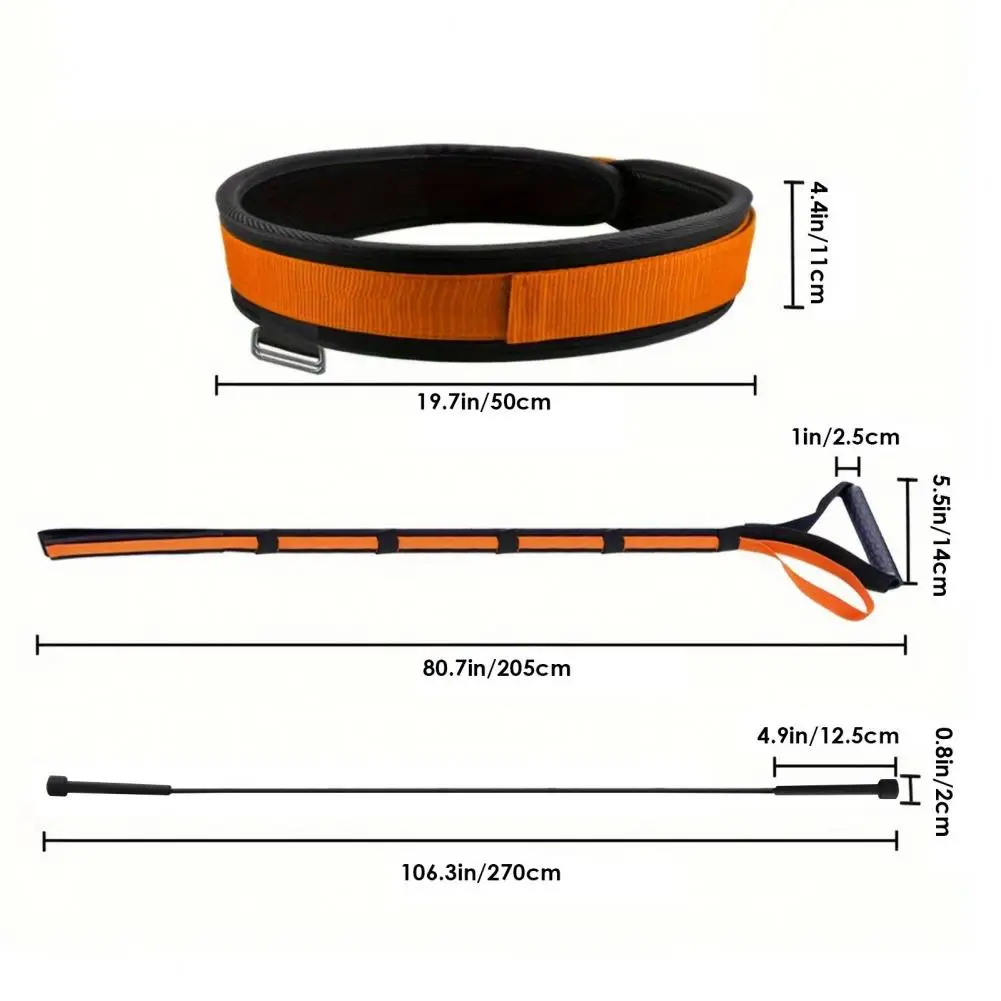 Athlete Agility Belt Speed Training Kit with Overload Resistance Harness Agility Strength Bands for Youth Adult for Football