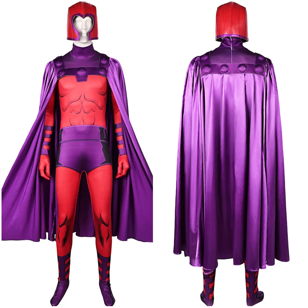 Halloween Magneto przebranie na karnawał maska dorosły mężczyzna kask karnawał Party Cosplay Cos Eisenhardt nakrycia głowy kostiumy akcesoria